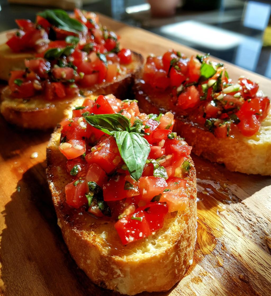 bruschetta appetizers