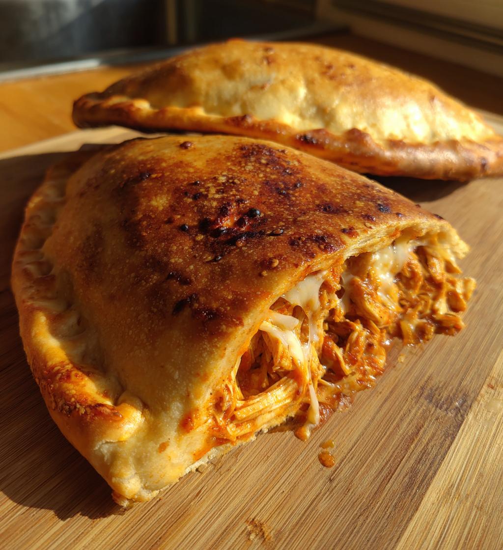 buffalo chicken calzone recipe