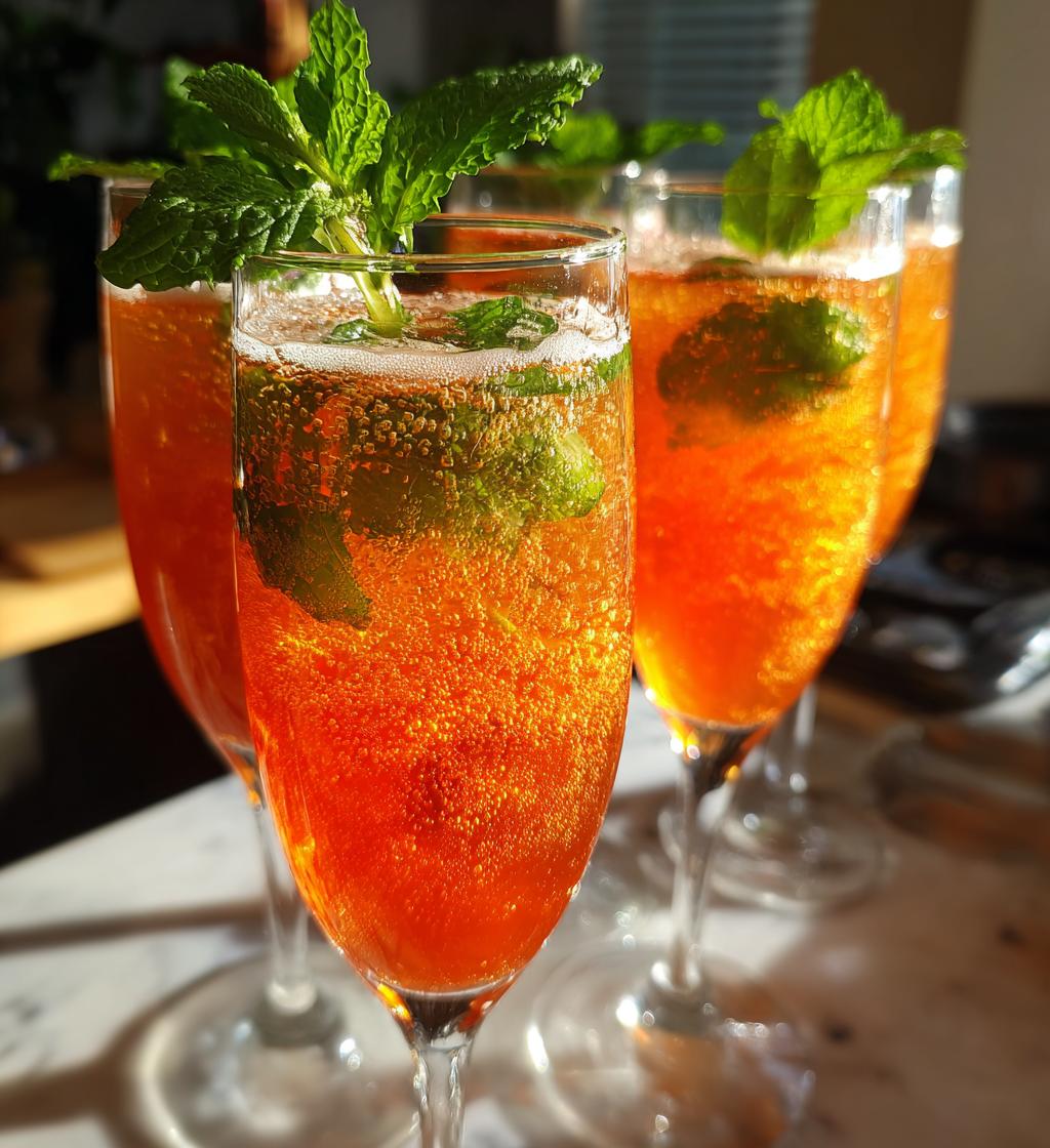 champagne new years drinks