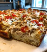 chicken bruschetta bake with stuffing
