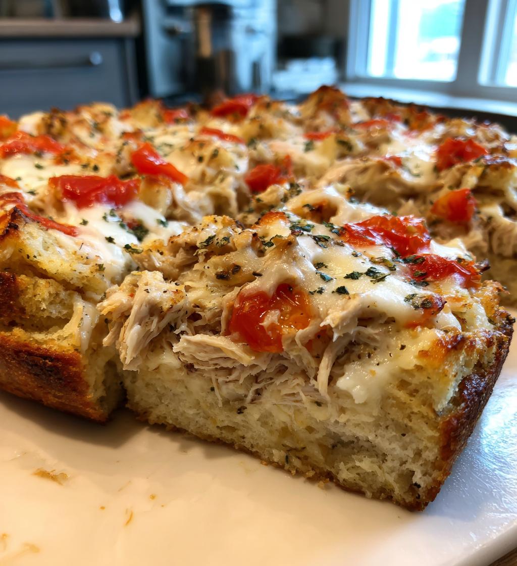 chicken bruschetta bake with stuffing
