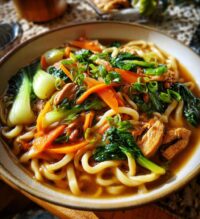 chicken udon noodles