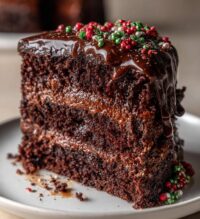 chocolate christmas cake