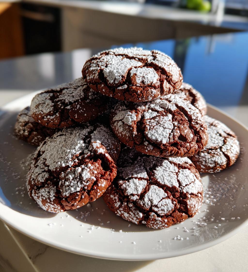 chocolate crinkle cookies