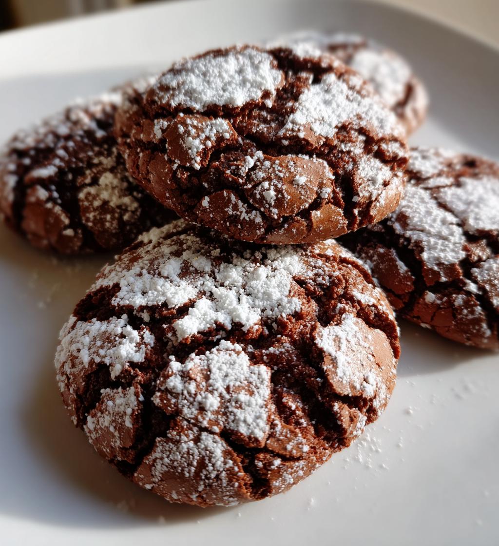 chocolate crinkle cookies