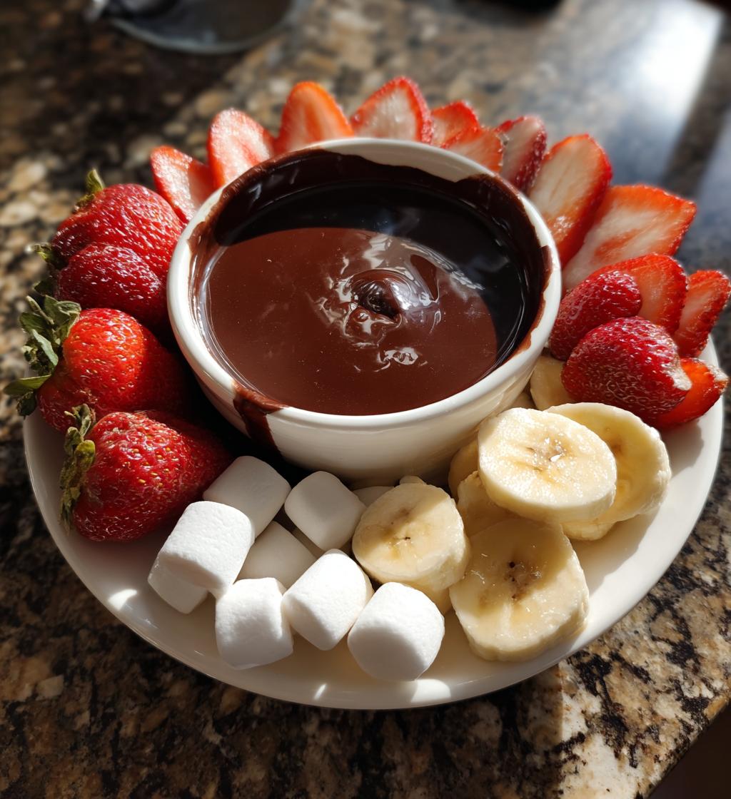 chocolate fondue recipe