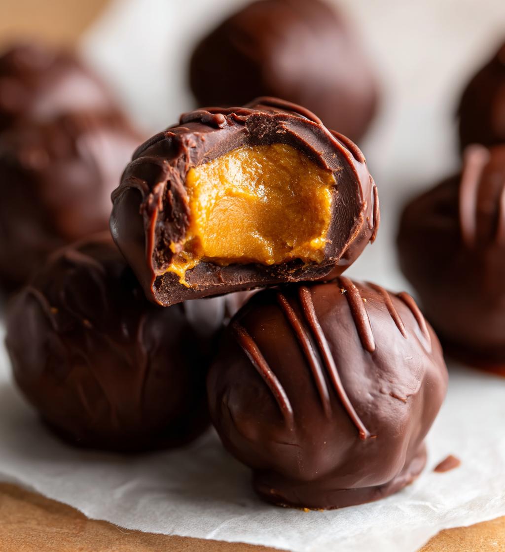 chocolate peanut butter balls