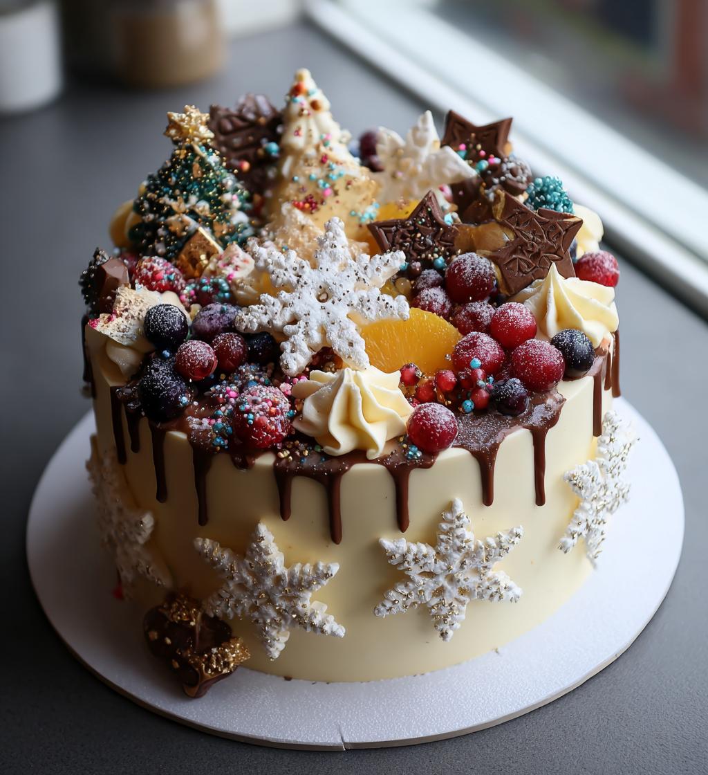 christmas cake decoration ideas