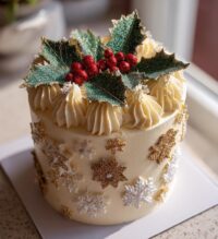christmas cake topper
