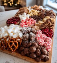 christmas candy charcuterie board