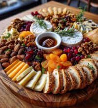 christmas cheese platter