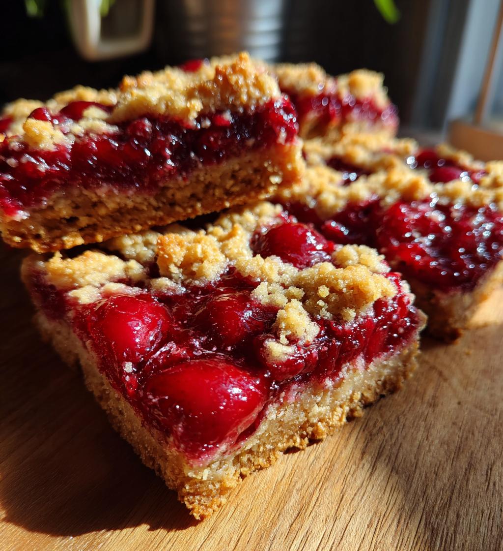 christmas cherry bars