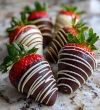 christmas covered strawberries