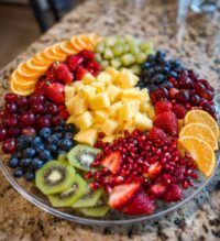 christmas fruit platter
