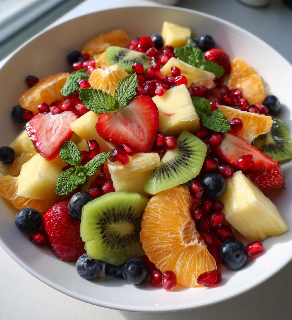 christmas fruit platter