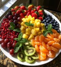 christmas fruit platter