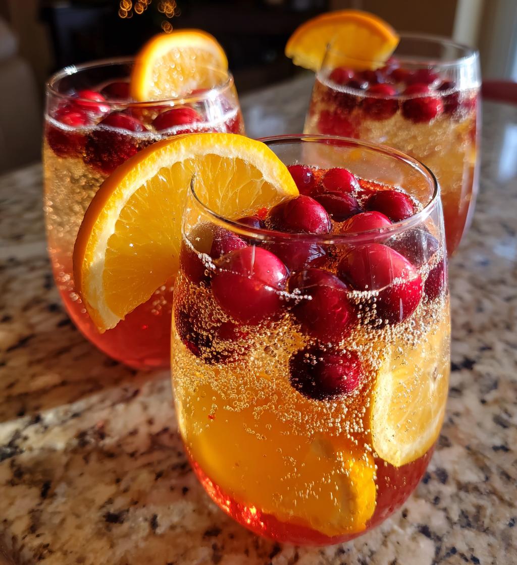 christmas mimosas