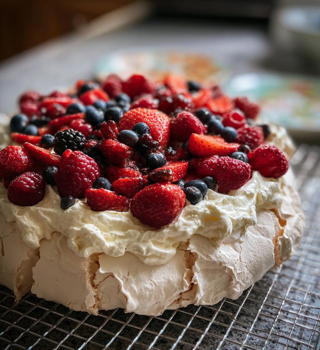 christmas pavlova