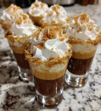 christmas pudding shots