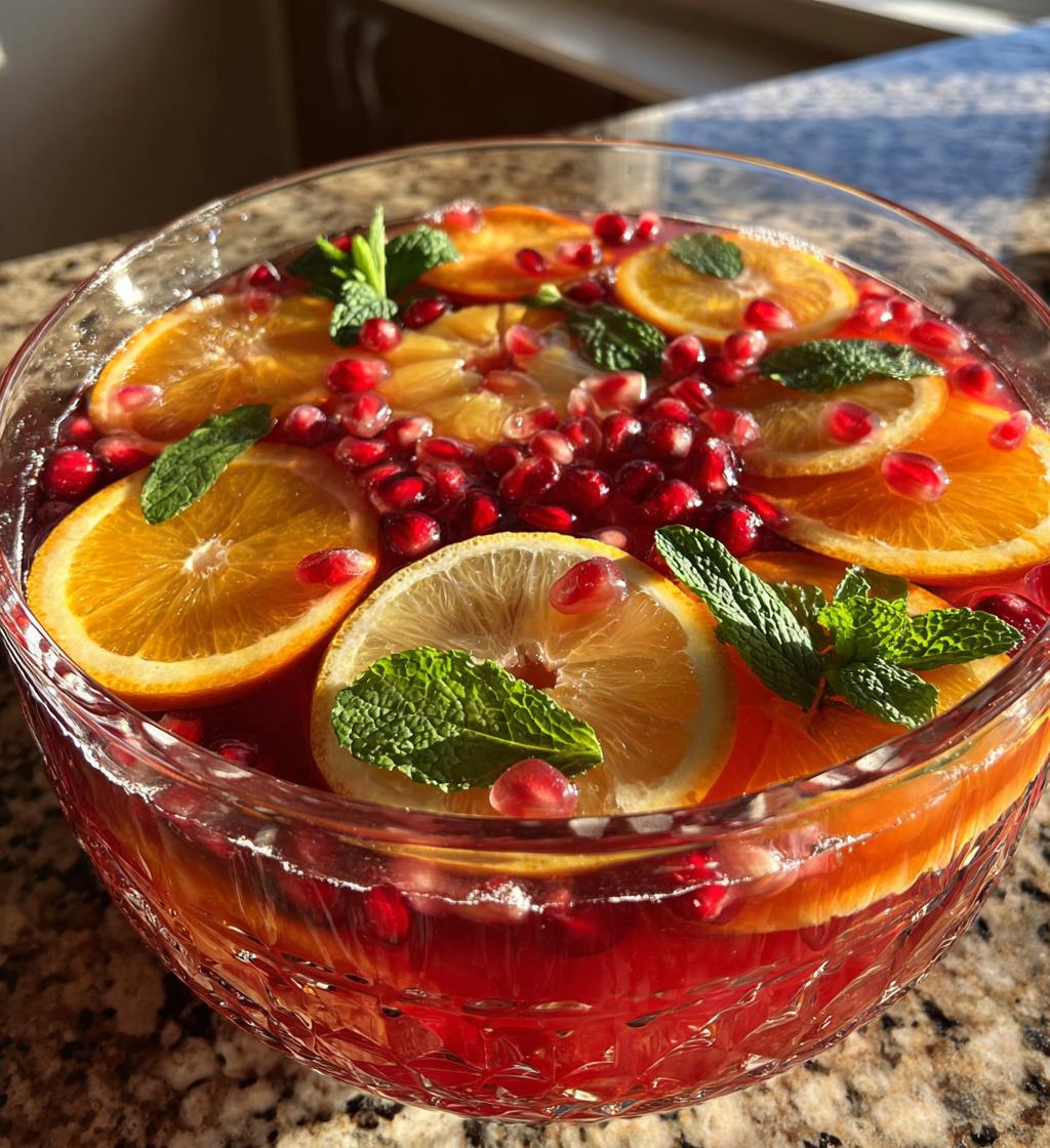 christmas punch recipes non alcoholic