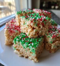 christmas rice crispy treats