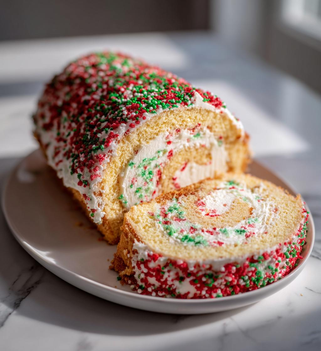 christmas roll cake