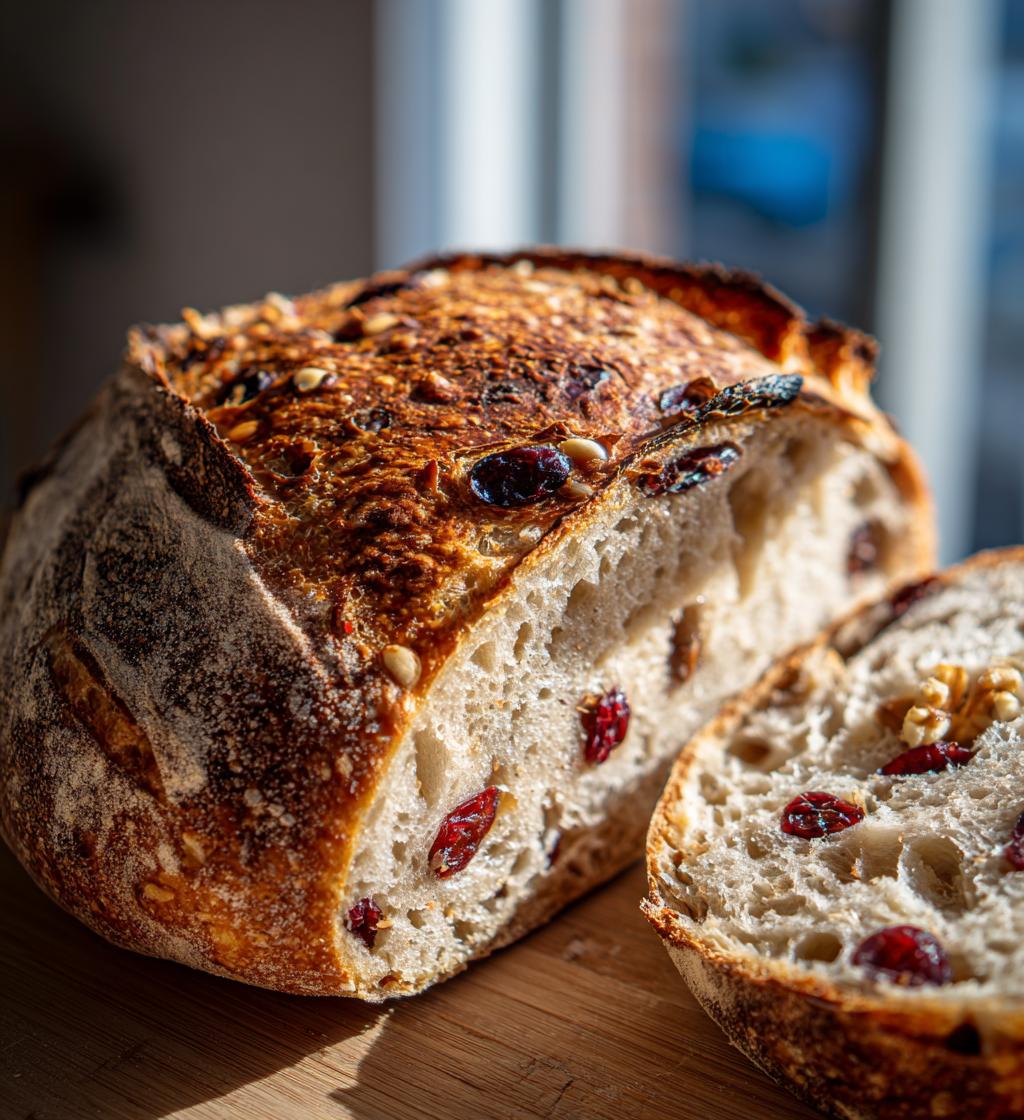 christmas sourdough bread