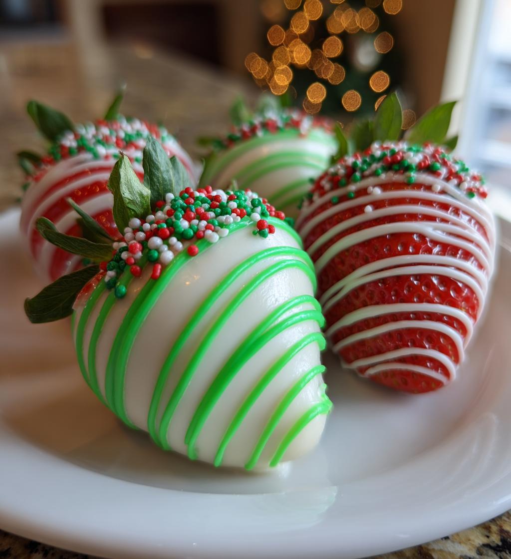 christmas strawberries