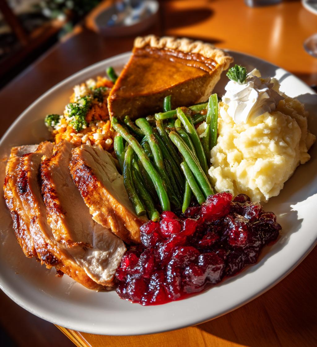 christmas table food