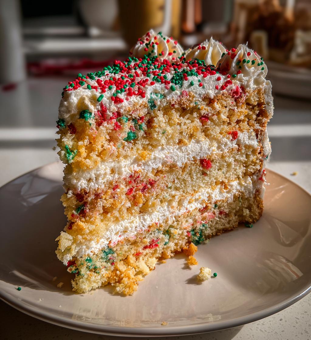 christmas themed cake