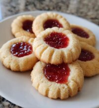 christmas thumbprint cookies