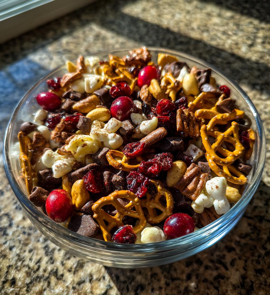 christmas trail mix