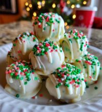 christmas tree cake balls