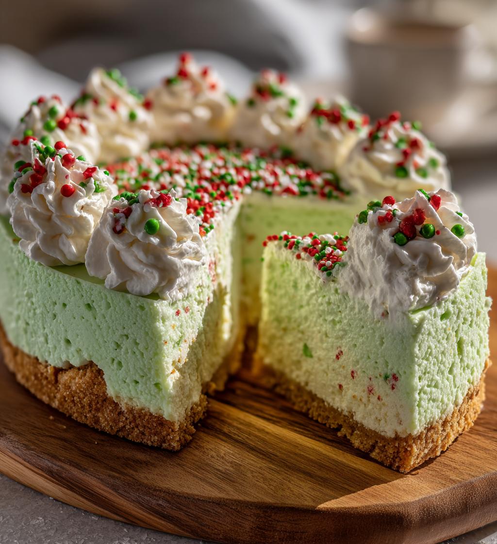 christmas tree cake cheesecake