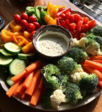christmas veggie tray