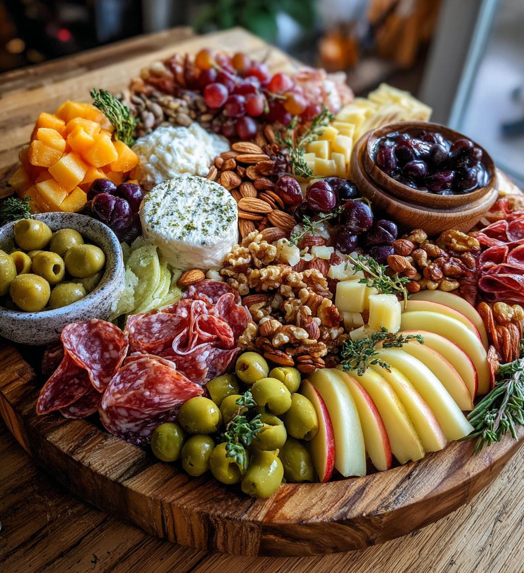 christmas wreath charcuterie board