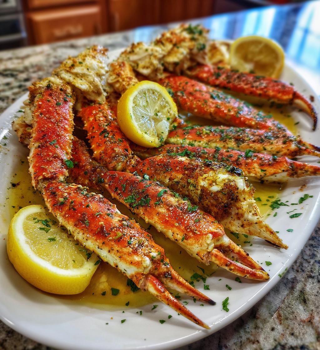 crab legs in oven