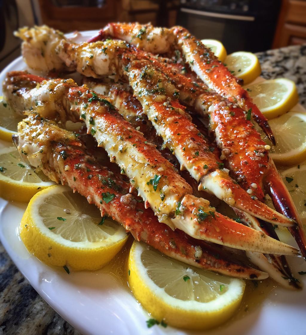 crab legs in oven