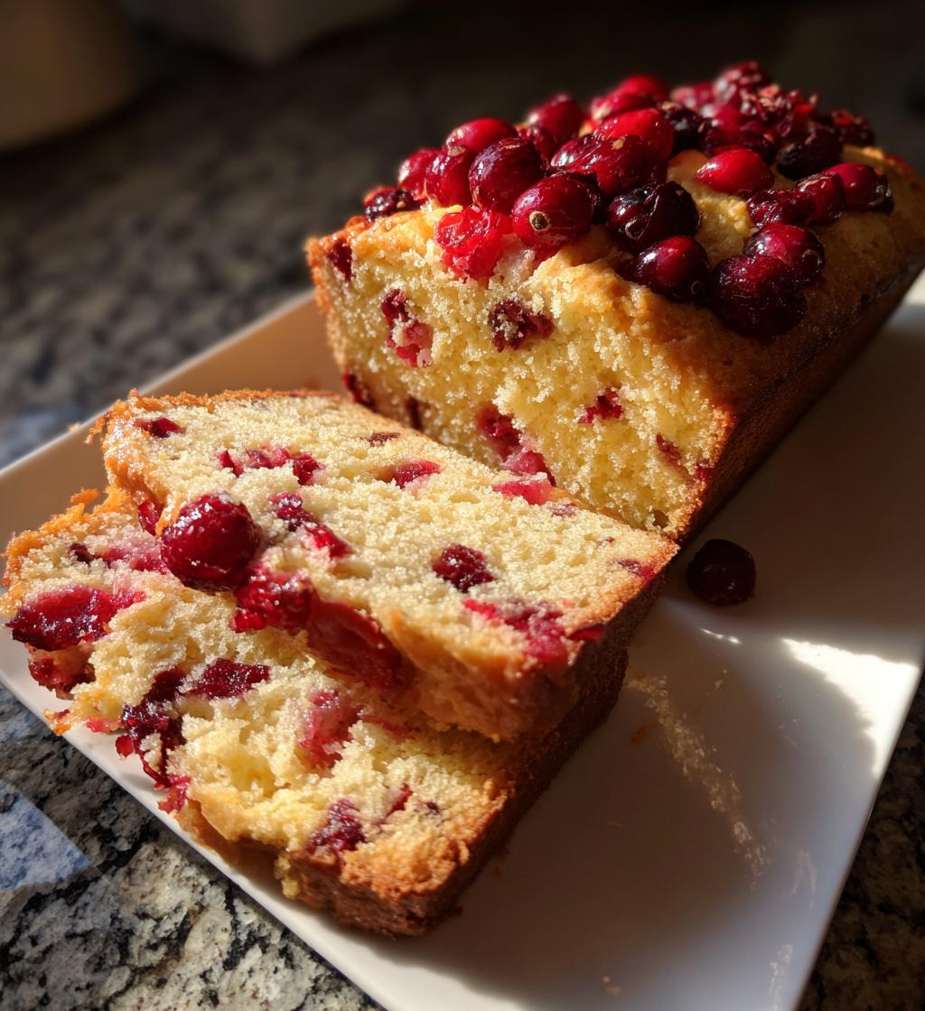 cranberry christmas cake