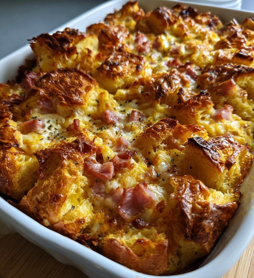 croissant breakfast casserole