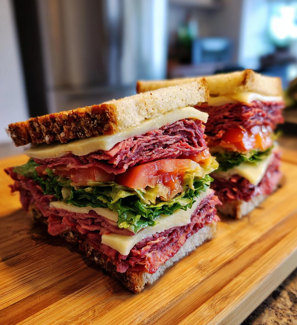 deli roast beef sandwich