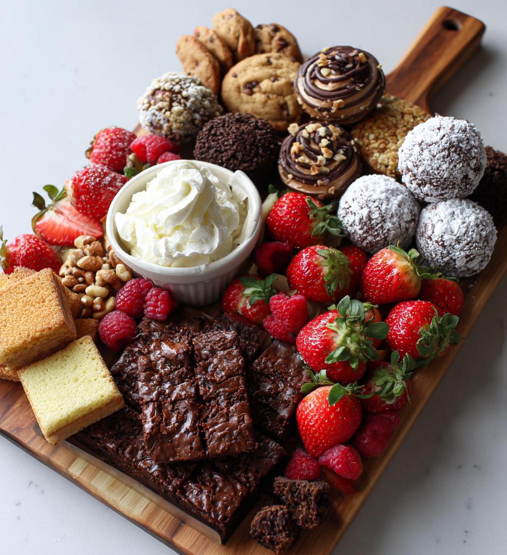 dessert board