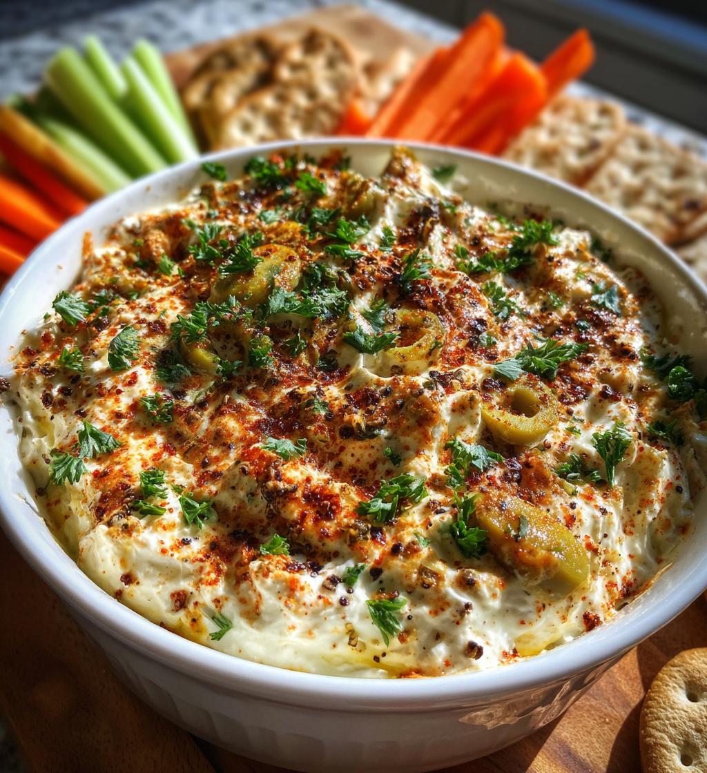dirty martini dip