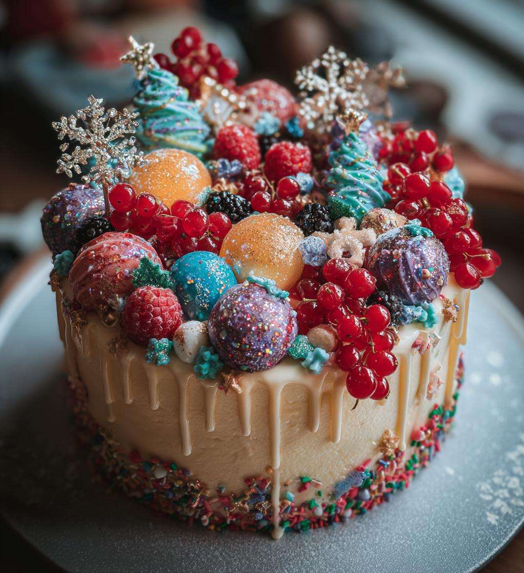 easy christmas cake decorating ideas