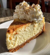 eggnog cheesecake