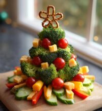food christmas tree