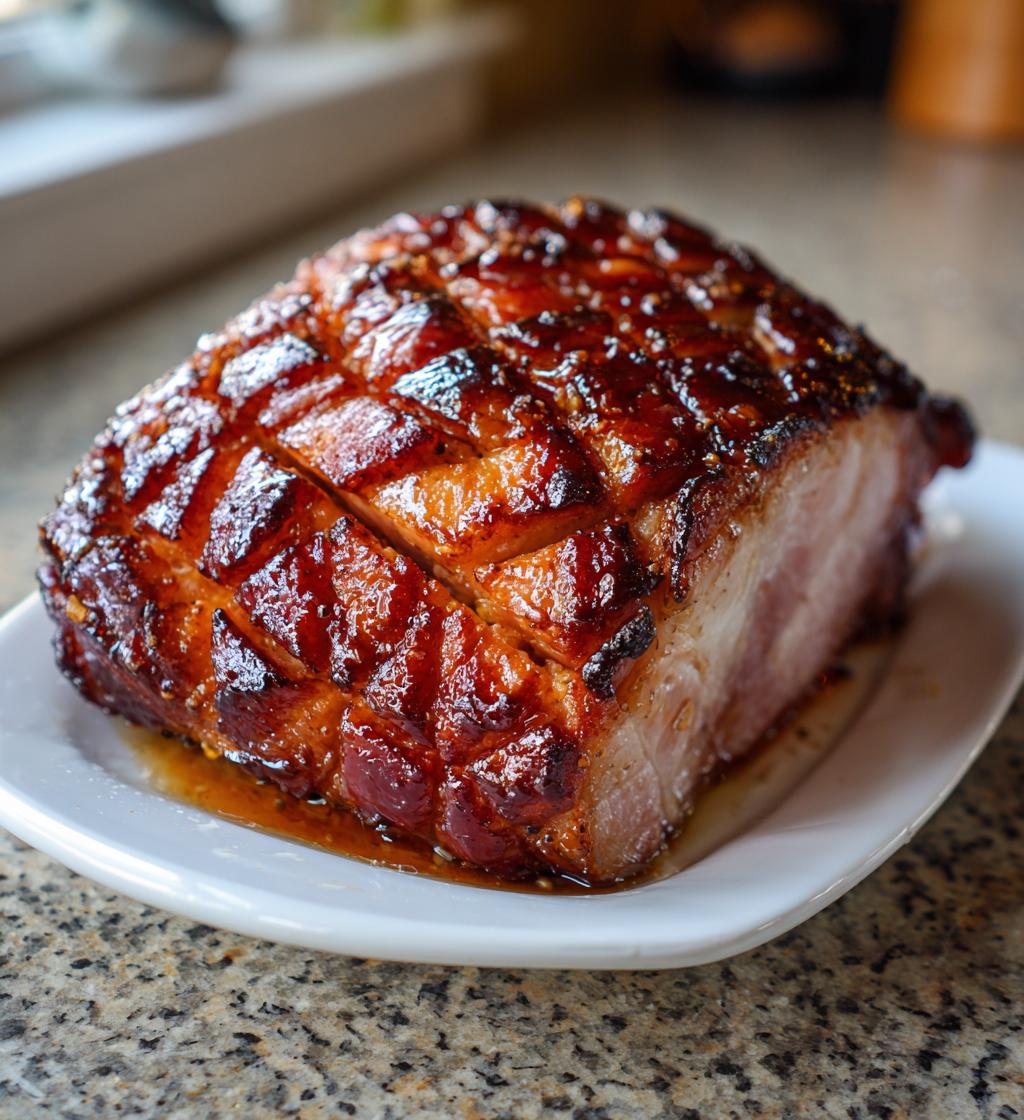 glazed ham