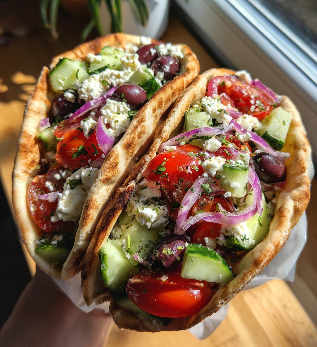 greek salad pita pockets