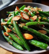 green bean almondine