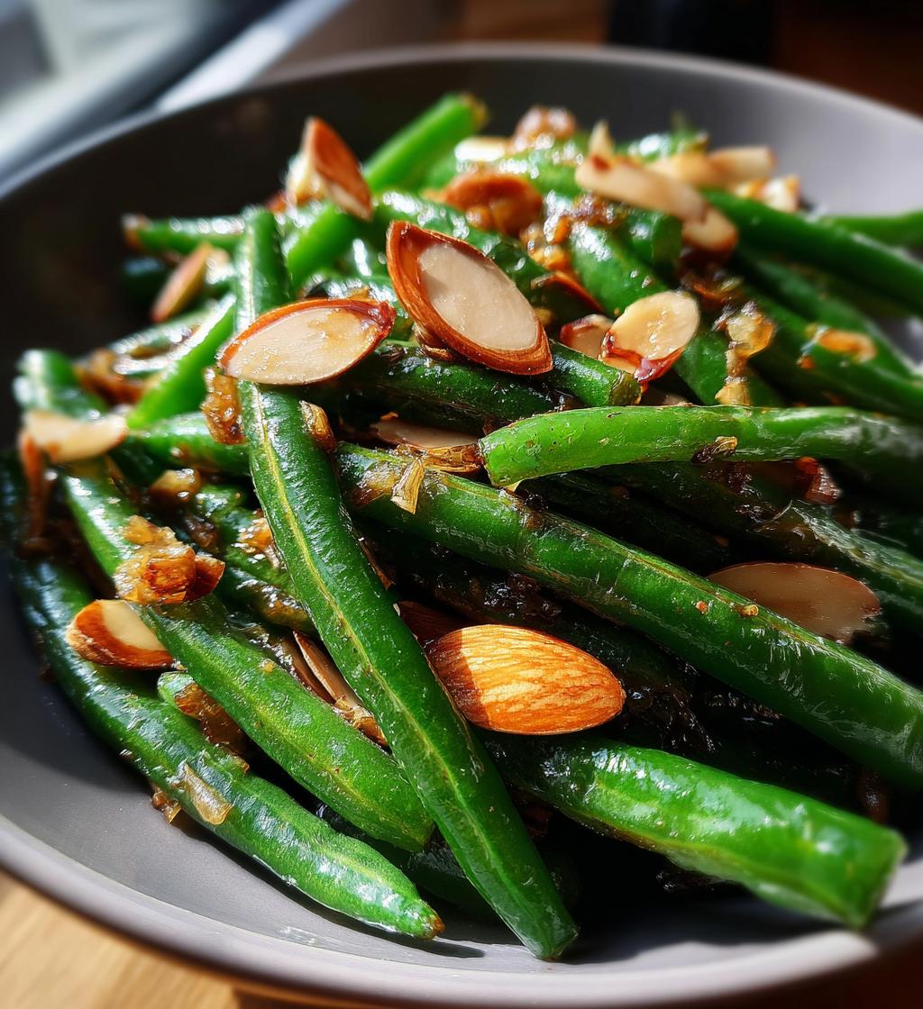 green bean almondine